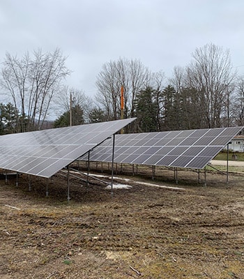 Solar Array at Pine Hill Homeowners Cooperative