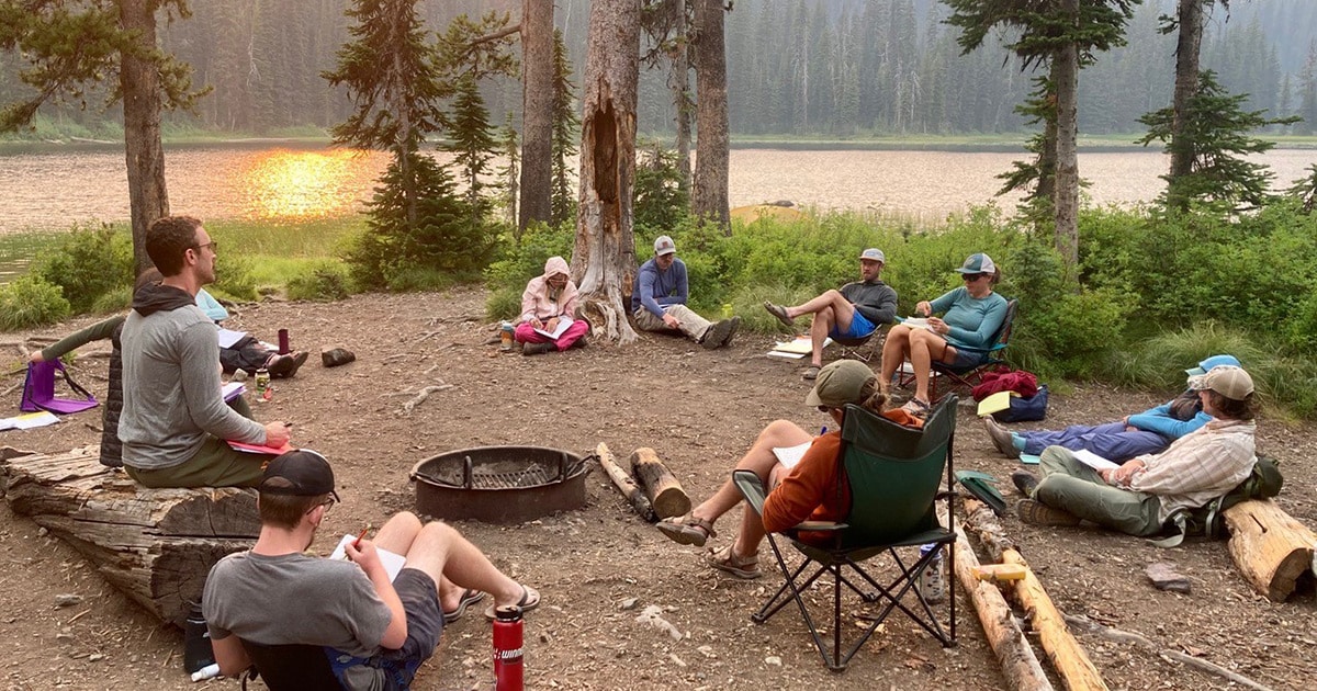 Group of VLGS students during the Montana Field Study