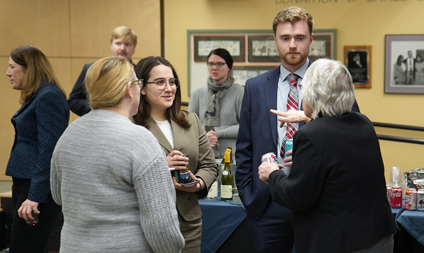 Vermont Law and Graduate School 1Ls, alumni, and other professionals joined us for Career Services' annual Mock Interview Day.